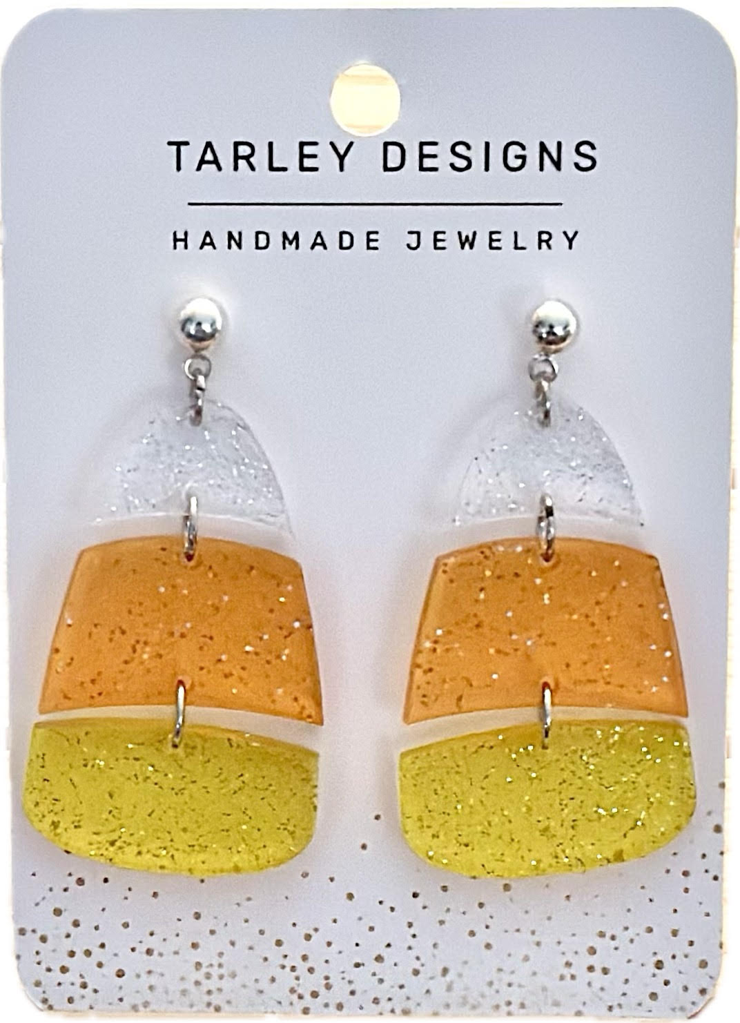 Glittery Candy Corn
