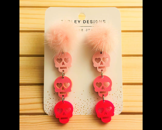 Pretty in Pink Halloween Skulls