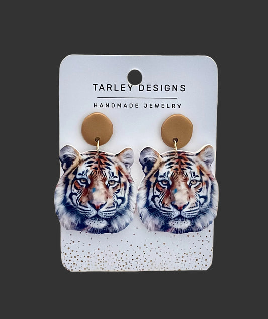 Tiger Earrings