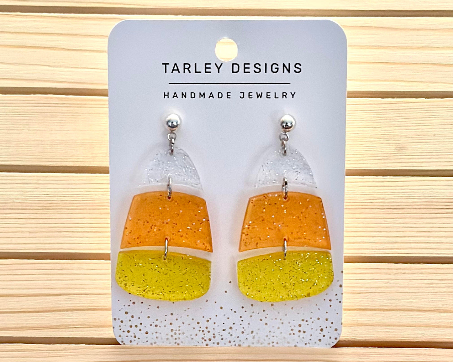 Glittery Candy Corn