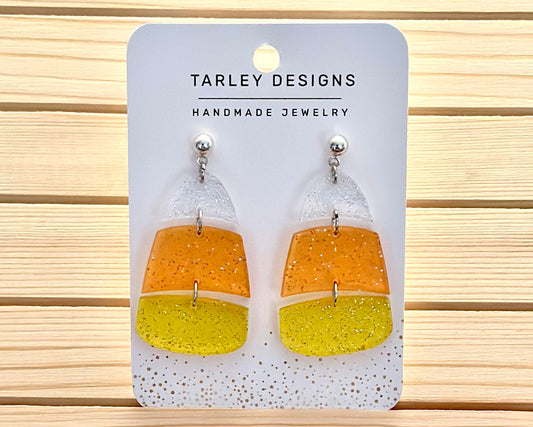 Glittery Candy Corn